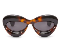 Luxury Inflated cateye sunglasses in nylon