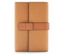 Luxury Small vertical wallet in soft grained calfskin