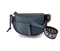 Luxury Mini Gate Dual bag in soft calfskin and jacquard