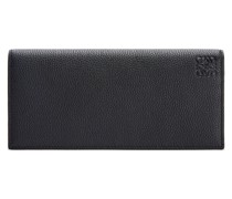 Luxury Long horizontal wallet in soft grained calfskin