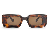 Luxury Rectangular sunglasses in acetate