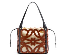Luxury Small Anagram cut-out tote in calfskin