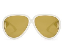 Luxury Pilot Mask sunglasses in acetate and nylon
