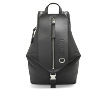 Luxury Small Convertible backpack in nylon and calfskin