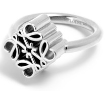 Luxury Single Anagram ring in sterling silver