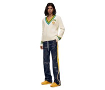 Luxury Varsity sweater in wool