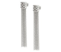 Luxury Anagram fringe earrings in sterling silver