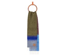 Luxury Stripe scarf in wool and mohair