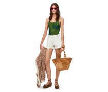 Luxury Leaf swimsuit in technical jersey