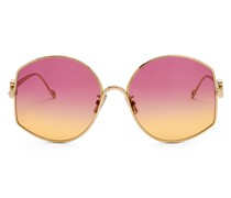 Luxury Oversize sunglasses in metal