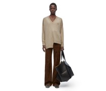 Luxury Asymmetric sweater in cashmere