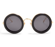 Luxury Round sunglasses in acetate