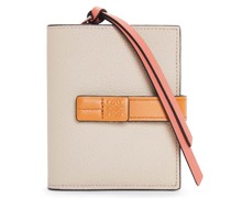 Luxury Compact zip wallet in soft grained calfskin