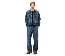 Luxury Pixelated baggy jeans in denim