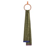 Luxury LOEWE dice scarf in wool and silk