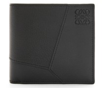 Luxury Puzzle Edge bifold coin wallet in classic calfskin