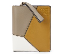 Luxury Puzzle compact zip wallet in classic calfskin