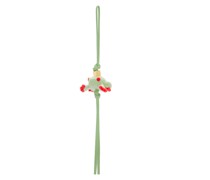 Luxury Frog charm in felt and calfskin