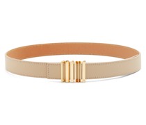 Luxury LOEWE graphic belt in classic calfskin