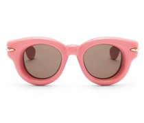 Luxury Inflated round sunglasses in nylon