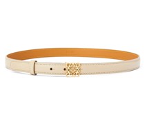 Luxury Goya Anagram belt in smooth calfskin