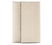 Luxury Repeat small vertical wallet in embossed silk calfskin