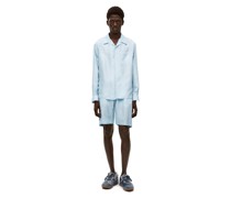 Luxury Anagram jacquard shorts in silk