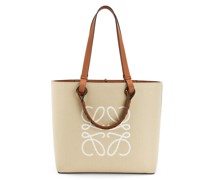 Luxury Anagram Tote bag in jacquard and calfskin