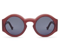 Luxury Curved sunglasses in acetate