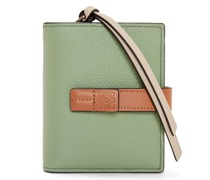 Luxury Compact zip wallet in soft grained calfskin