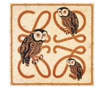Luxury Owl scarf in silk
