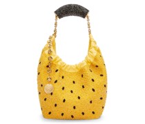 Luxury Mini Squeeze bag in beaded leather