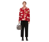Luxury Mushroom workwear jacket in wool and cashmere