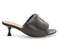 Luxury Anagram padded mule in lambskin