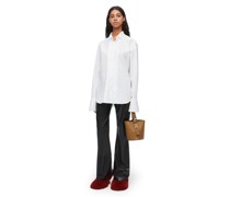 Luxury Pleated shirt in cotton