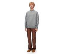 Luxury Relaxed fit sweatshirt in cashmere and cotton