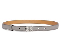 Luxury Anagram belt in soft grained calfskin and brass