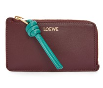 Luxury Knot coin cardholder in shiny nappa calfskin