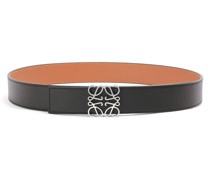 Luxury Reversible Anagram belt in smooth calfskin