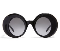 Luxury Oversized round sunglasses in acetate