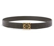 Luxury Reversible Repeat belt in silk calfskin