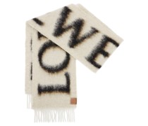 Luxury LOEWE scarf in wool and mohair