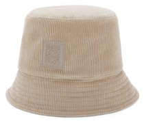 Luxury Patch bucket hat in corduroy