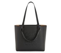 Luxury Small Anagram Tote in grained calfskin