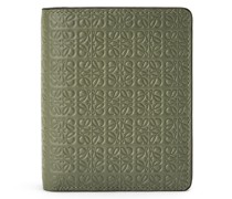 Luxury Compact zip wallet in embossed silk calfskin