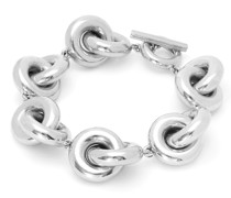 Luxury Donut link bracelet in sterling silver