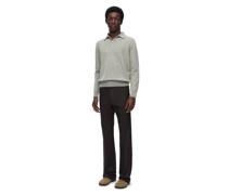 Luxury Bootleg trousers in wool and mohair