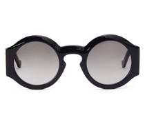 Luxury Curved sunglasses in acetate