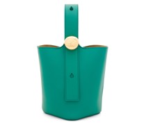 Luxury Mini Pebble Bucket bag in mellow calfskin