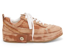 Luxury Deconstructed sneaker in calfskin